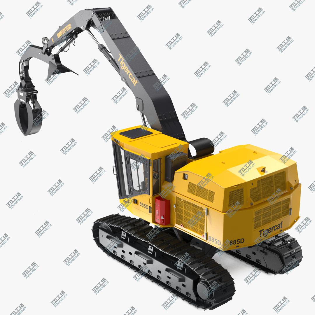 images/goods_img/20210313/Tigercat 855D Tracked Knuckleboom Loader 3D model/1.jpg